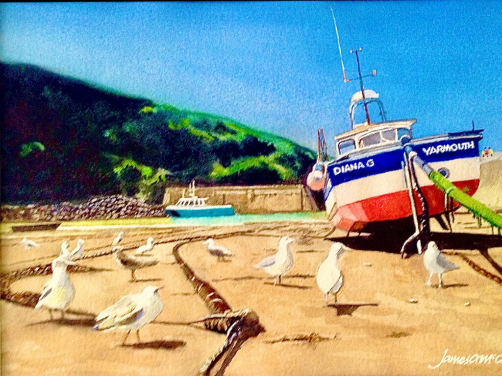 James McCutcheon watercolour painting