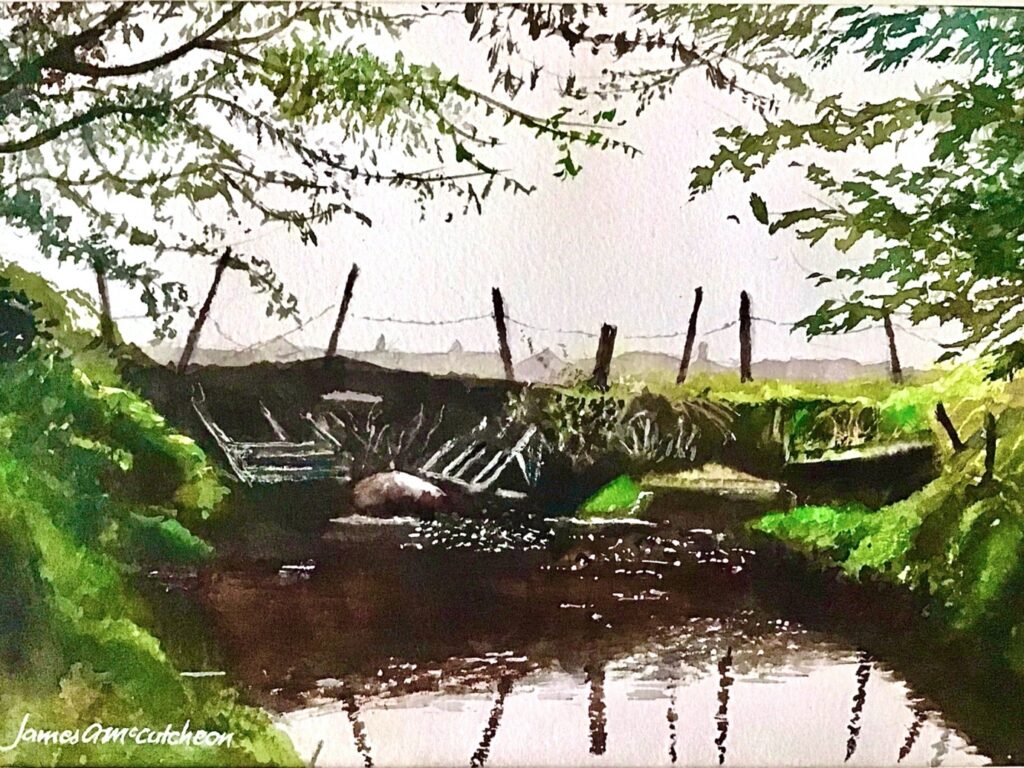 James McCutcheon watercolour painting