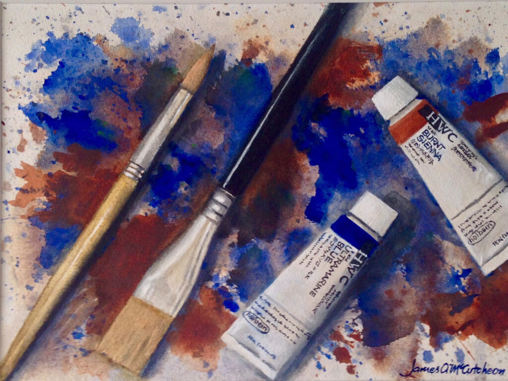 James McCutcheon watercolour painting